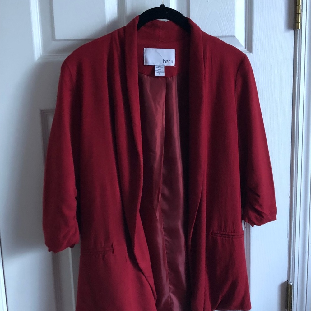 BAR III Red  Blazer